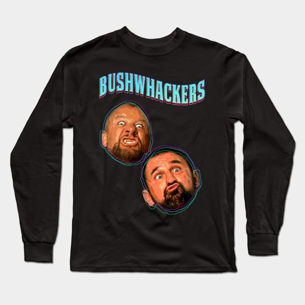 Bushwhackers Head Long Sleeve T-Shirt by RetroVania